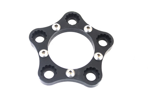 V-Twin #78502B - Rear Sprocket or Pulley Lock Ring Kit Black