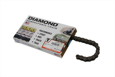 Diamond Chain #DMD-530-1R-104N - Standard .530 104 Link Chain