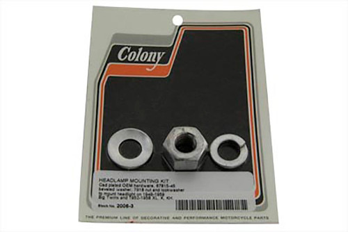 Colony - Round Headlamp Mount Kit Cadmium