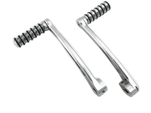 V-Twin #77512 - Chrome Heel Toe Shifter Lever Set