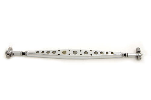 Wyatt Gatling #8724 - Chrome Drilled Shifter Rod, 3 inch Extended