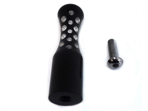 Wyatt Gatling #8860 - Black Agostinni Shifter Footpeg Contour Style