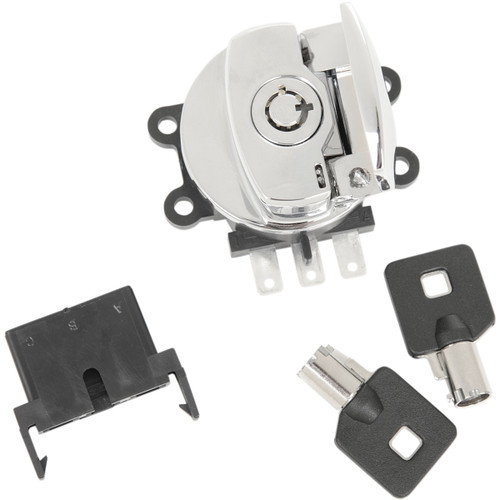 Drag Specialties - Side Hinge Ignition Switch - Chrome