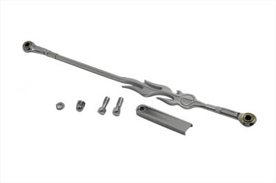 V-Twin - Chrome Flame Style Shifter Rod Kit