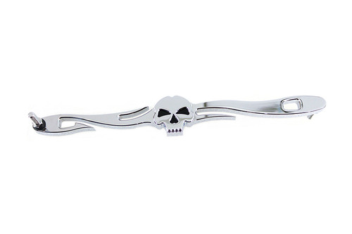 V-Twin #78289 - Chrome Shifter Rod Skull Style