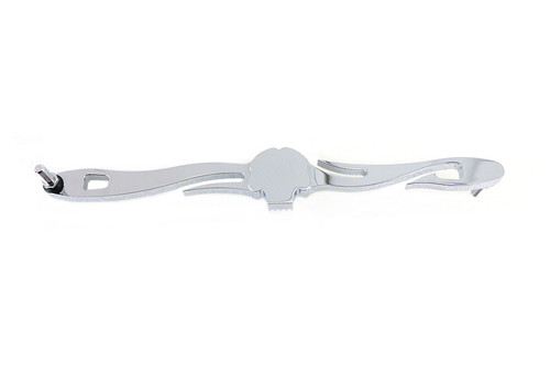 V-Twin #78289 - Chrome Shifter Rod Skull Style