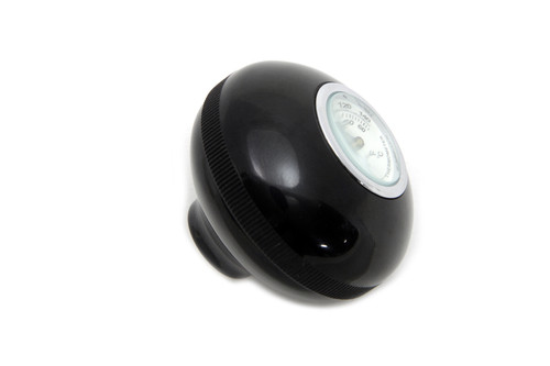 V-Twin - Large Black Shifter Knob with Temperature Gauge