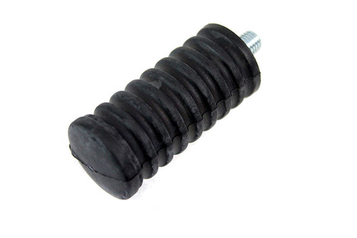 V-Twin #70204 - Shifter Footpeg Black Rubber