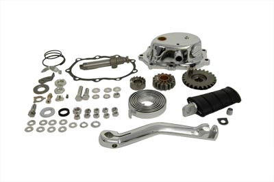 V-Twin #19499 - Complete Kick Starter Kit Chrome