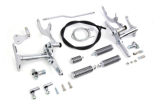 V-Twin - Partial Forward Control Kit Chrome