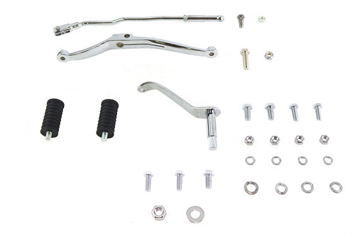 V-Twin - Heel Toe Shifter Kit Chrome