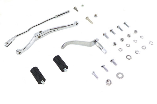 V-Twin - Heel Toe Shifter Kit Chrome
