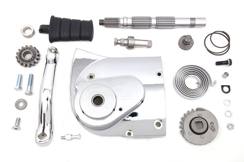 V-Twin - Kick Starter Conversion Kit Chrome