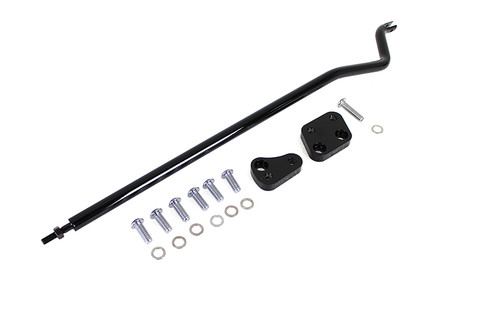 V-Twin #056046 - Reduced Reach Forward Control Adapter Kit Black