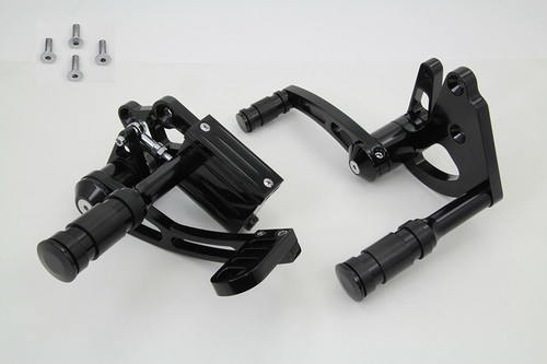 V-Twin - Billet Forward Control Kit Black