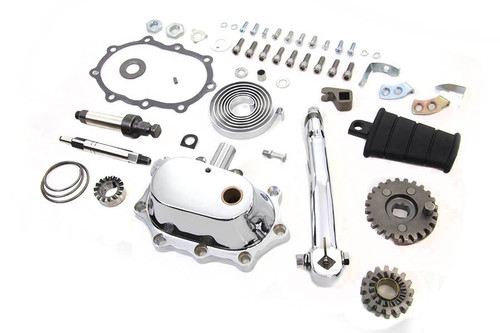 V-Twin #77756  *MOQ100* - Chrome Kick Starter Kit