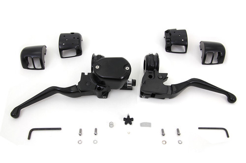 V-Twin #H07-0666MB - Handlebar Control Kit Black