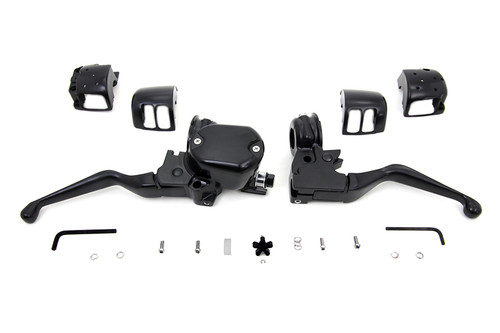 V-Twin #H07-0676MB - Handlebar Control Kit Black