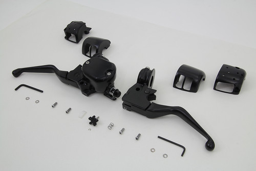 V-Twin #H07-0676MB - Handlebar Control Kit Black