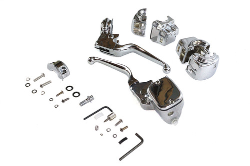 V-Twin #87305 - Chrome Handlebar Control Kit