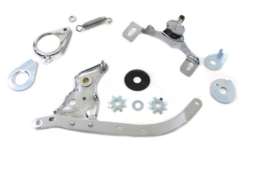 V-Twin - Chrome Foot Clutch Control Assembly