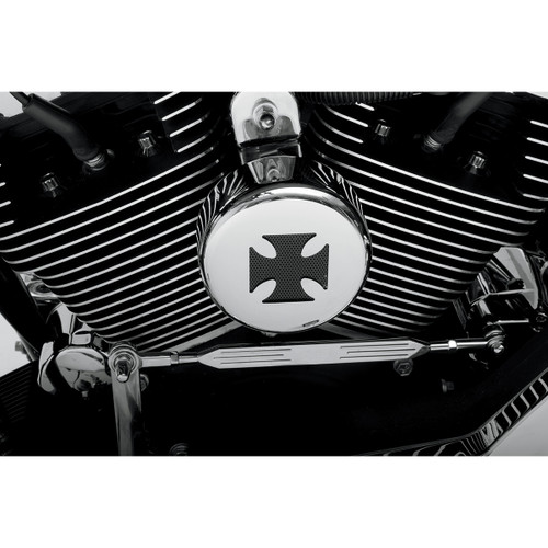 Drag Specialties - Horn Cover - Cross - Chrome