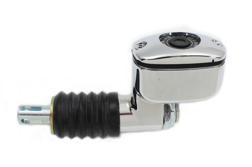 Edart #74737 - Chrome Rear Brake Master Cylinder Assembly
