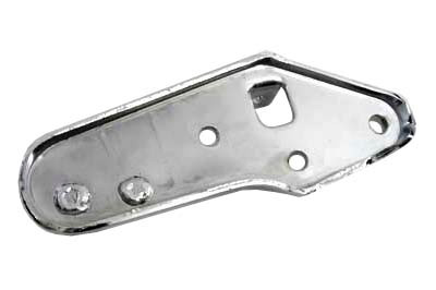 V-Twin #13612 - Brake Pedal Mount Plate Rear Chrome