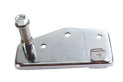 V-Twin - Rear Brake Pedal Mount Plate Chrome