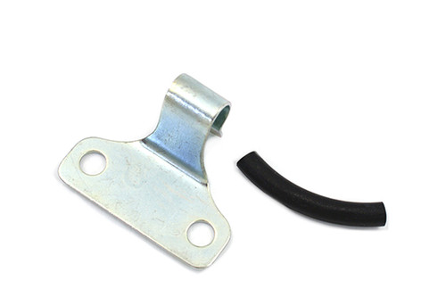 V-Twin #A-8590 - Brake Line Support Bracket Zinc