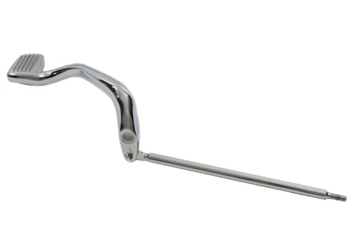 V-Twin #42617-99 - FXD Rear Brake Pedal with Rod Chrome
