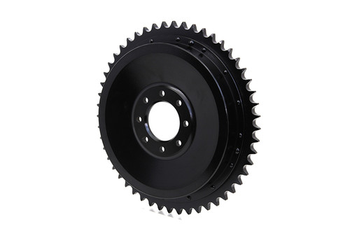 V-Twin #01000B - Rear Brake Drum Black