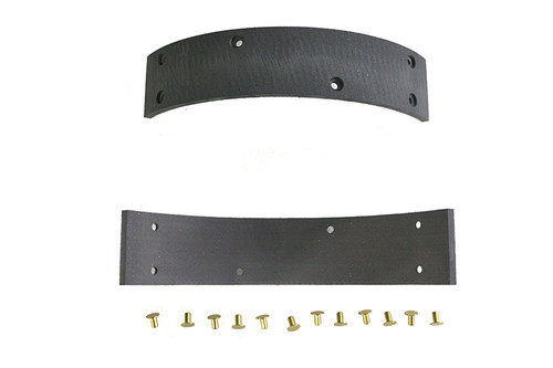 Duro #41848-38 - Rear Brake Shoe Linings with Rivets