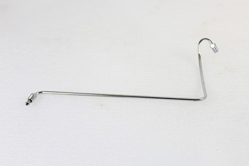 V-Twin #50163 - Steel Rear Brake Line Chrome