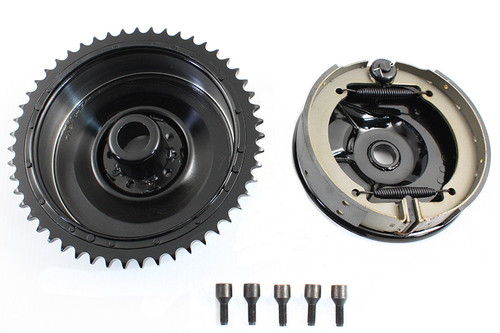 Edart #19142B - Rear Mechanical Brake Drum Kit Black