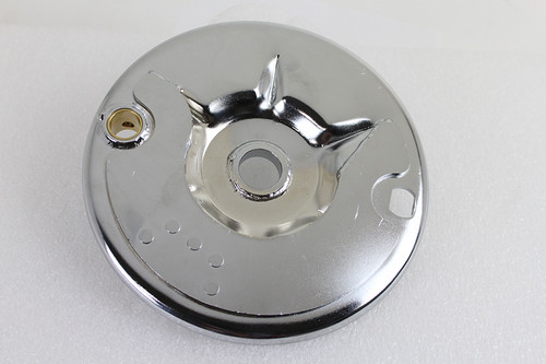 V-Twin - Rear Brake Backing Plate Chrome