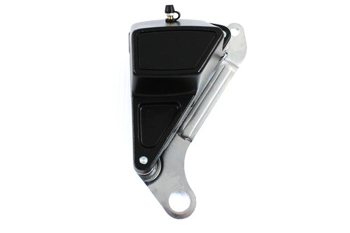V-Twin #5275 - Black Front Caliper with Bracket and Brake Pads