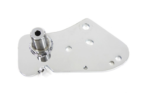 V-Twin #A-1351 - Brake Pedal Mount Plate Chrome