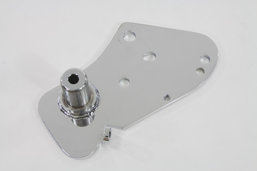 V-Twin #A-1351 - Brake Pedal Mount Plate Chrome