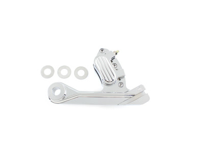 Belt Drive LTD. #GMA-402TSC - Chrome Rear 4 Piston Caliper