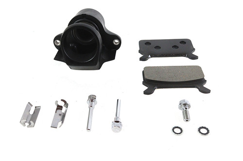 V-Twin #75557AB - Black Rear 1 Piston Caliper