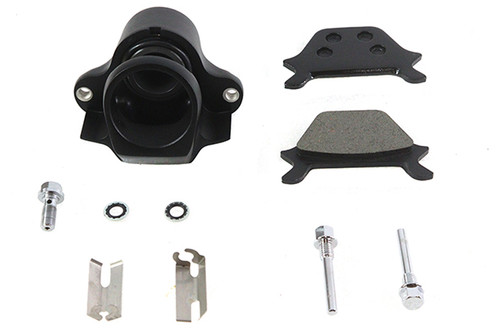 V-Twin #75557B - Black 1 Piston Rear Caliper