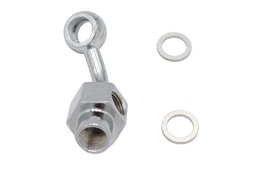Edelbrock #R4300C - 10mm Banjo Brake Hose Fitting 35°