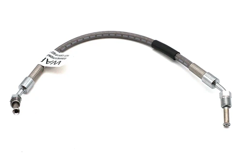 Edelbrock #R08801S - Stainless Steel Rear Brake Hose 13-3/8 inch