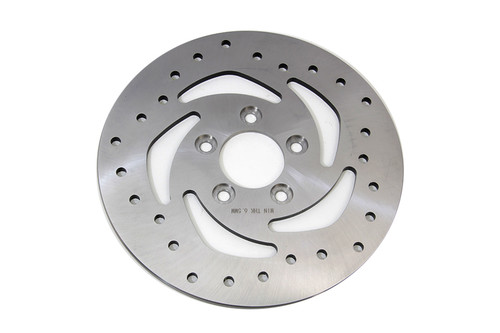 V-Twin #144671 - 10-1/2 inch Drilled Rear Brake Disc