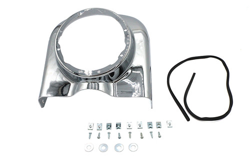 V-Twin #20-0002 - ABS Chrome Headlamp Cowl