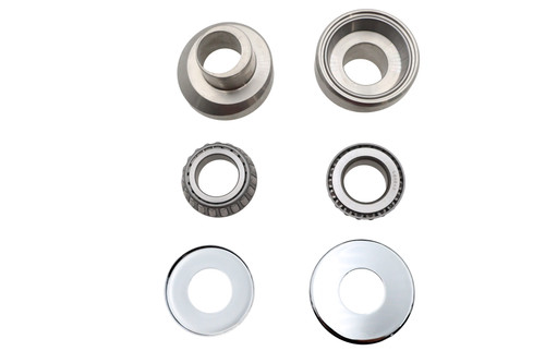 V-Twin - Stainless Steel Raked Fork Neck Cup Kit