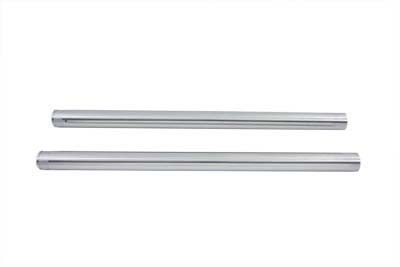 V-Twin #IFT-0006-S+6 - Hard Chrome 39mm Fork Tube Set 31 inch Total Length