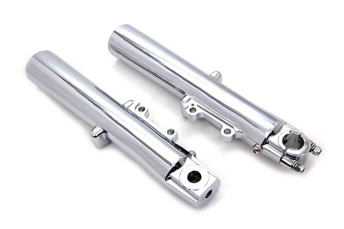 V-Twin - Chrome 41mm Lower Fork Slider Set