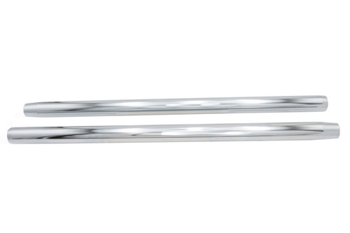 V-Twin - Chrome 35mm Fork Tube Set 25-1/2 inch Total Length
